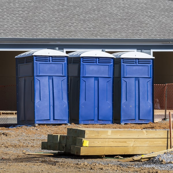 is there a specific order in which to place multiple portable toilets in Logsden